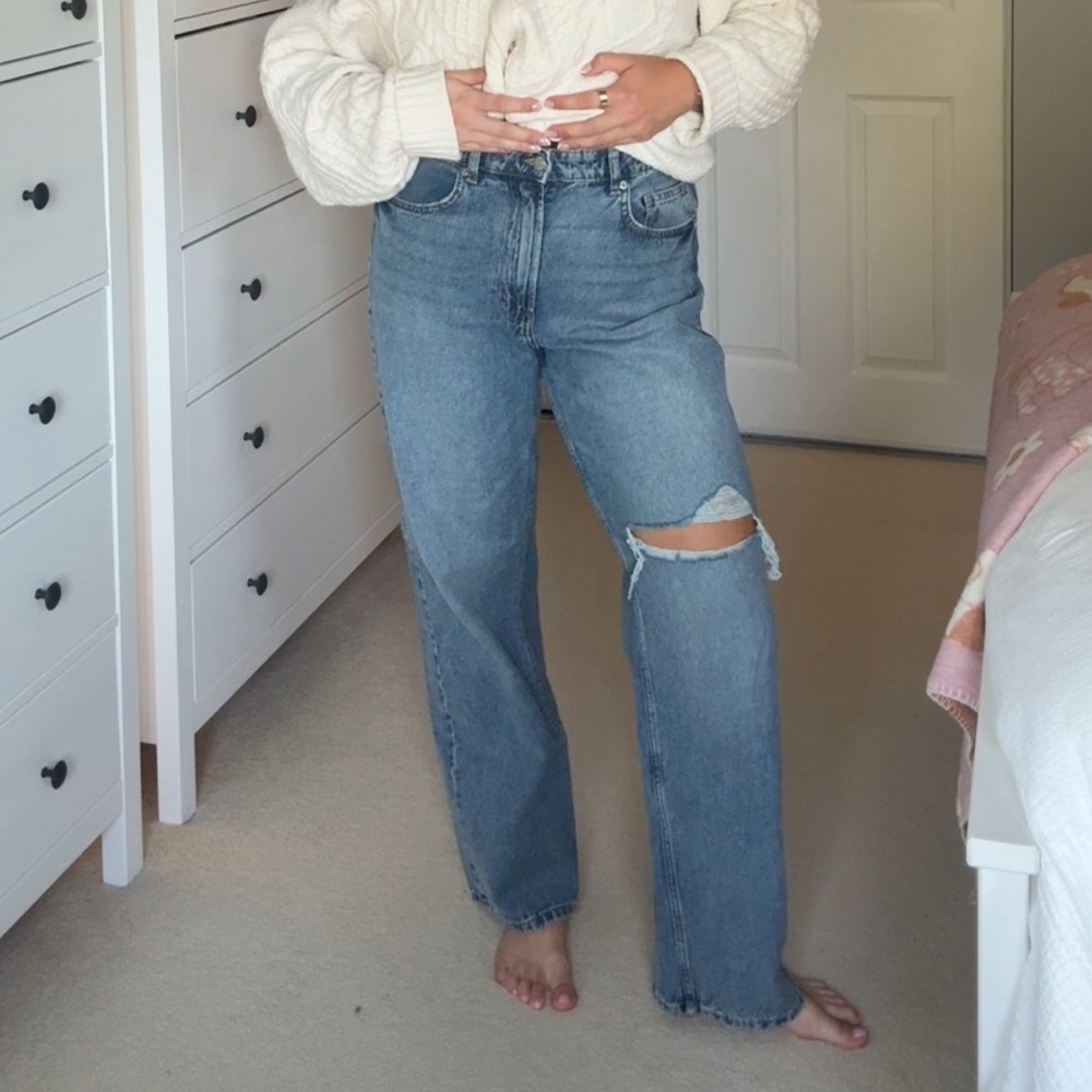 90s Straight Ultra High Rise Jeans